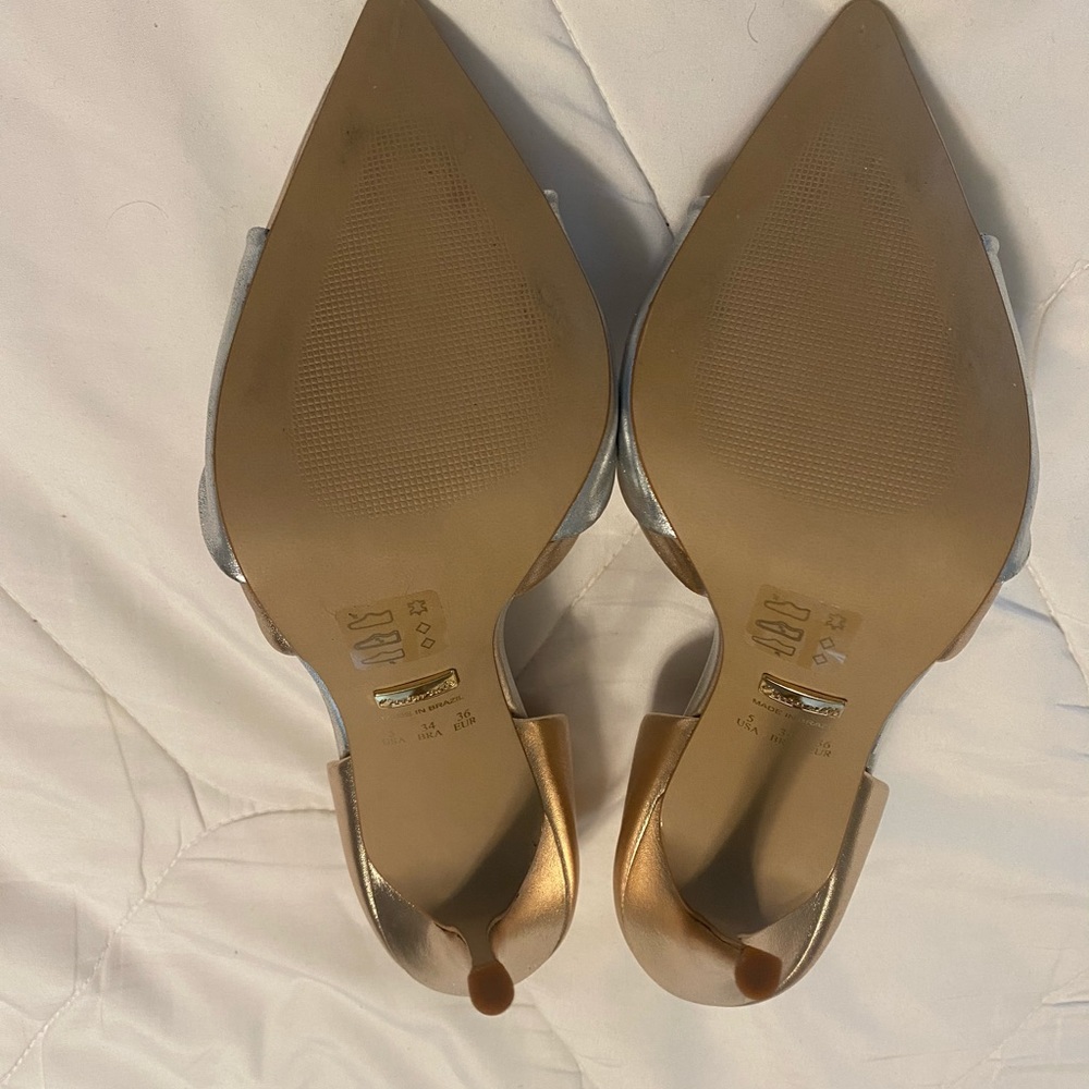 Shoes - silver and gold - Picture 4 of 5